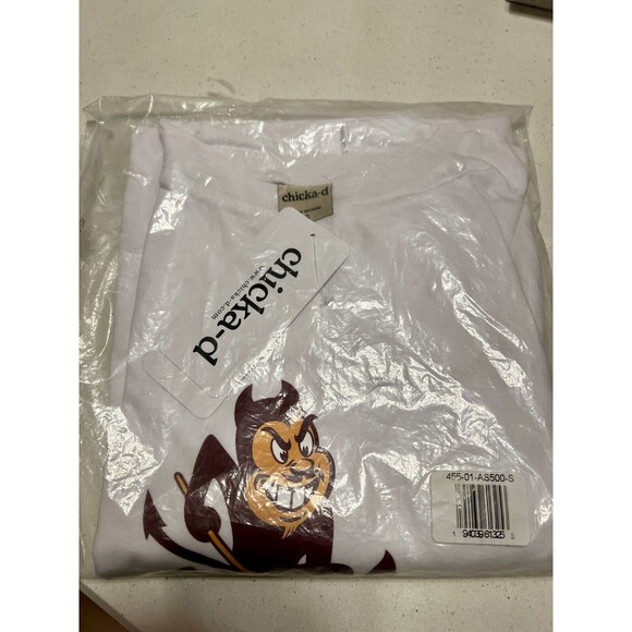 Chicka-D Arizona State Sun Devils‎ Long Sleeve Shirt White - Picture 4 of 4